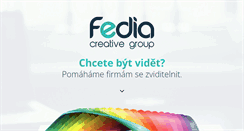 Desktop Screenshot of fedia.cz